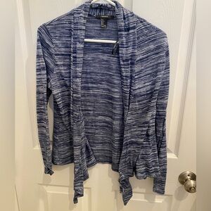 Forever 21 rolled neck handkerchief hem cardigan. Size L